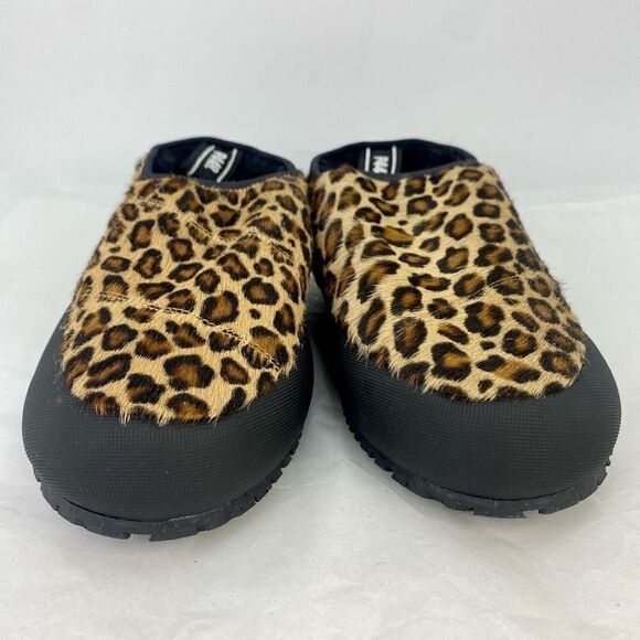 Anthropologie P448 Laby Slippers Brown Animal Print Motif Size 39 or 8.5 - Picture 6 of 11